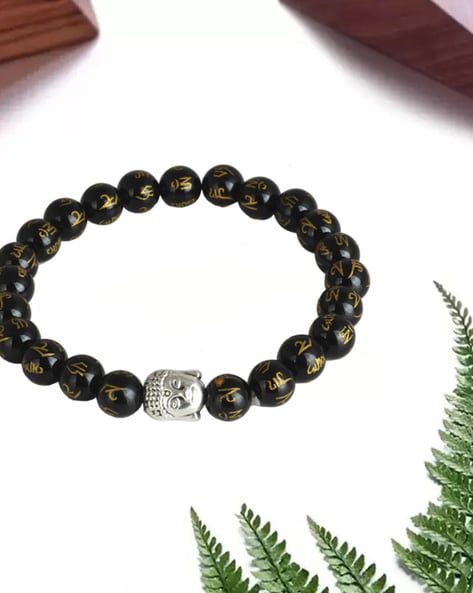 Black Lava Stone Bracelet For Men- Minimalist Gemstone Healing Bracelet
