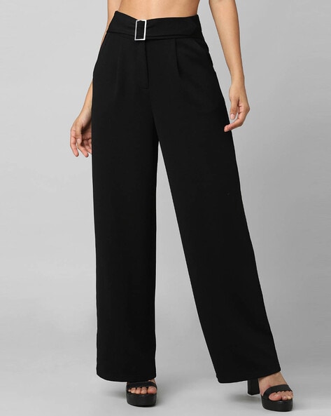 Buy Black Trousers & Pants for Women by ONLY Online