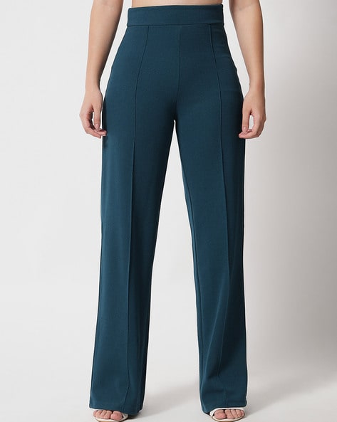 Buy Green Trousers & Pants for Women by KOTTY Online