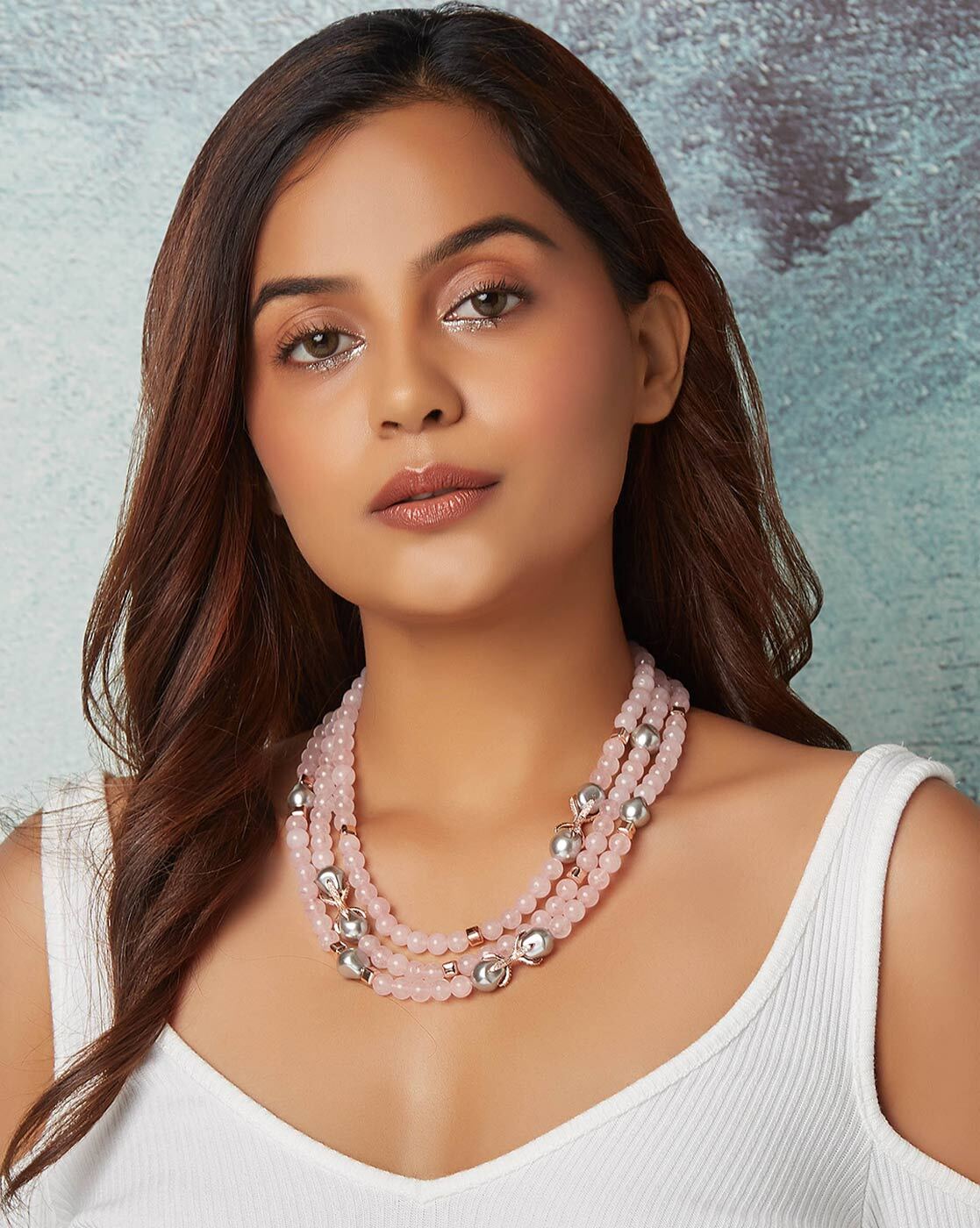 Buy Sri Jagdamba Pearls Crusty Pearl Necklace Set Online