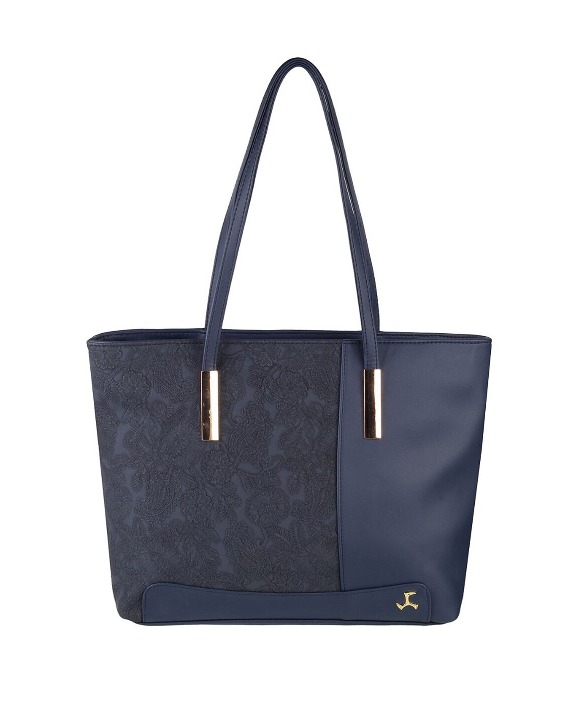 Mochi Handbags : Buy Mochi Navy Blue Printed Handbag Online