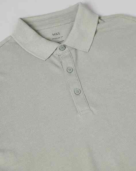 M&S Cotton Polo T-Shirts Black