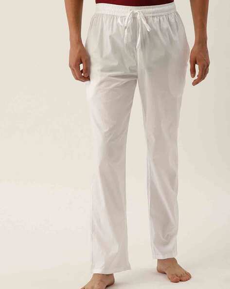 Buy White Pyjamas & Churidars for Men by MOLLY & MICHEL Online | Ajio.com