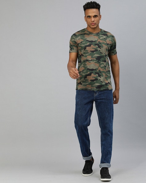 Buy Green Tshirts for Men by URBANO FASHION Online