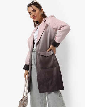 Ombre store wool coat