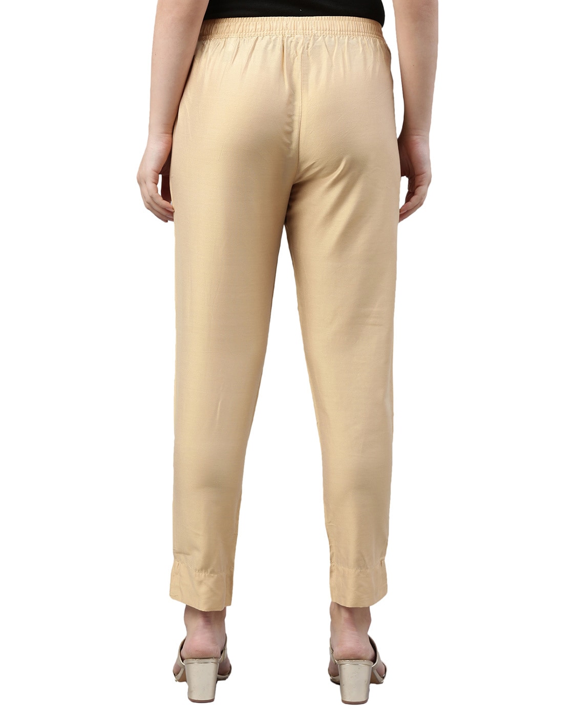 Buy Golden Fitted Pants Online  W for Woman