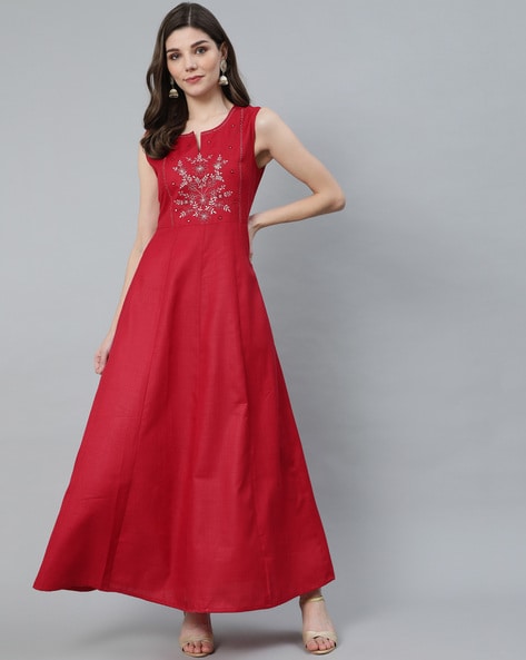 Baby Pink Satin Silk Designer Gown