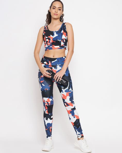 Printed Tracksuit Set with Flexi Waist