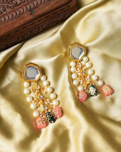 Mignonne Gavigan Rudy Lux Beaded Drop Statement Earrings | Dillard's