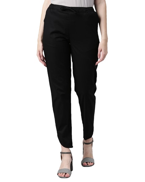 Buy Go Colors Women Black Solid Loose Fit Harem Pants - Harem Pants for  Women 16161760 | Myntra