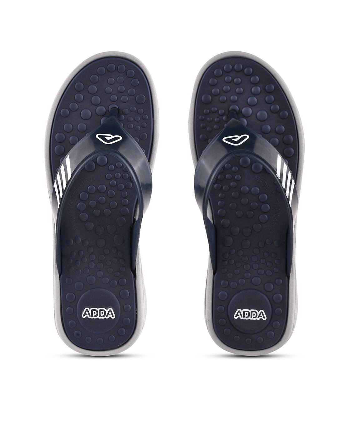 Buy Blue Flip Flop \u0026 Slippers for Women by ADDA Online | Ajio.com