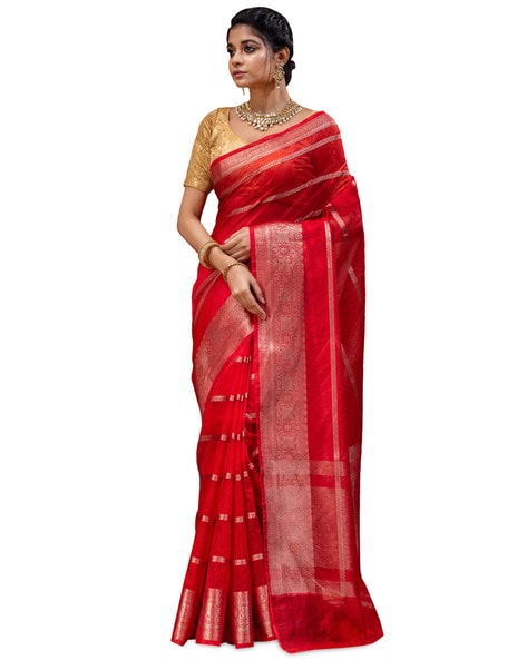 Organza - Banarasi Silk - Sarees Collection with Latest and Trendy Designs  at Utsav Fashions