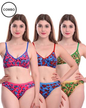 Buy Multicoloured Lingerie Sets for Women by AAMARSH Online