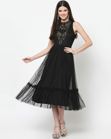 Just Wow Poly Georgette Dresses - Buy Just Wow Poly Georgette Dresses  Online at Best Prices in India on Snapdeal