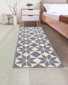 saral home Geometric Handloom Cotton Rug 71' x 20'-picture-19