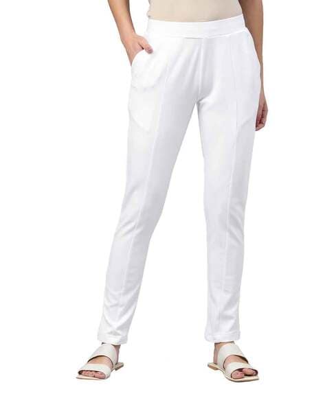 Buy White Pants for Women by GO COLORS Online