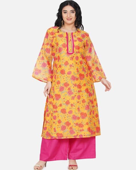 Womens Kurta Aurelia Kurtis In Amazon Printed Kurti Amazon Plazo