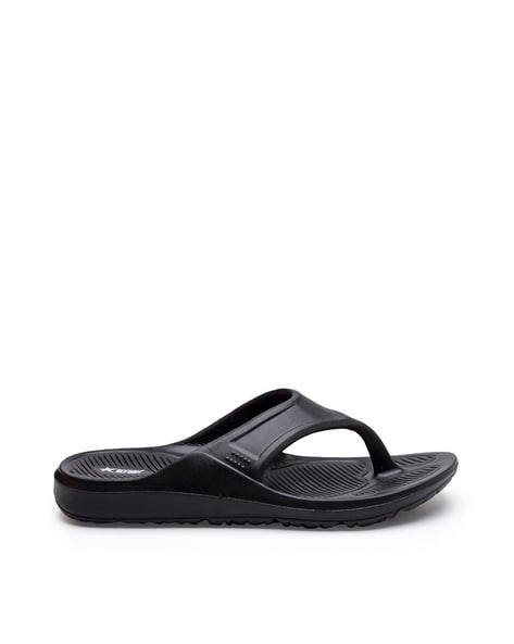 Buy Black Flip Flop Slippers for Men by REFOAM Online Ajio