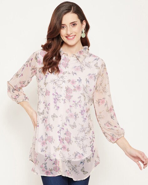 Floral Tops, Floral Print Blouses, Tops & Tunics