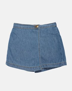 kiddopanti Mid-Rise Shorts with Back Pockets-picture-40
