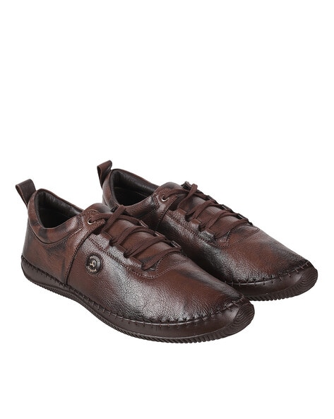 Buy Mochi Men Brown Casual Lace Up Online