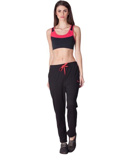 Buy Black Track Pants for Women by LYRA Online