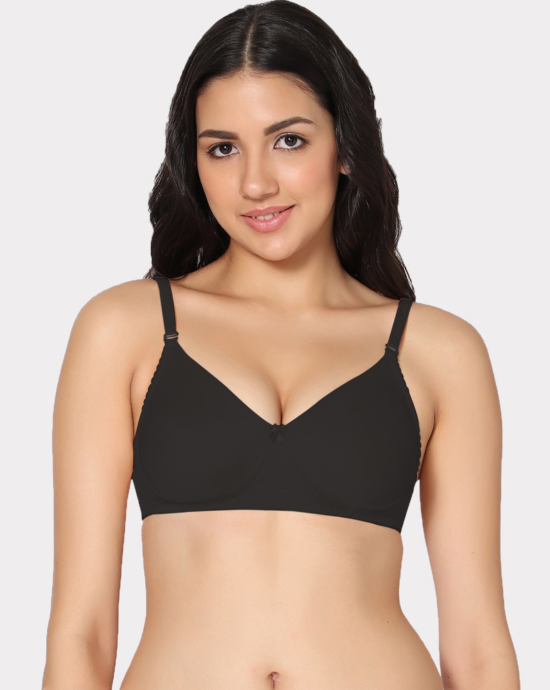 Buy online Black Solid Sports Bra from lingerie for Women by Viral Girl for  ₹237 at 53% off