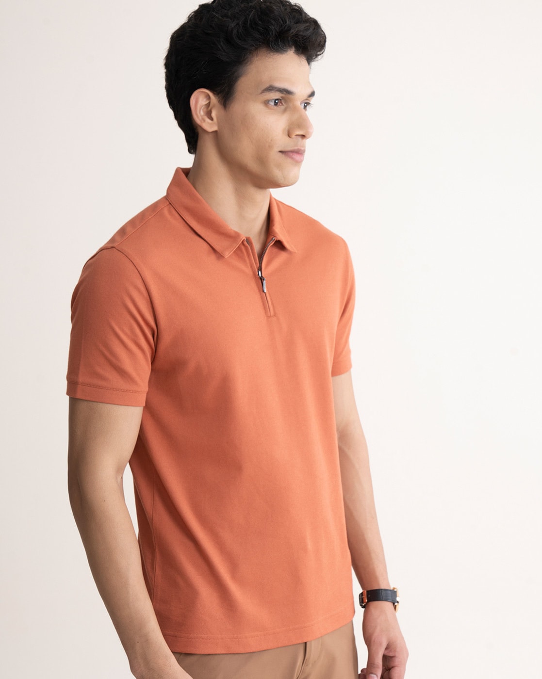 Buy Black & Orange Designer Polo T-Shirt For Female Online @ Best Prices in  India, Uniform Bucket