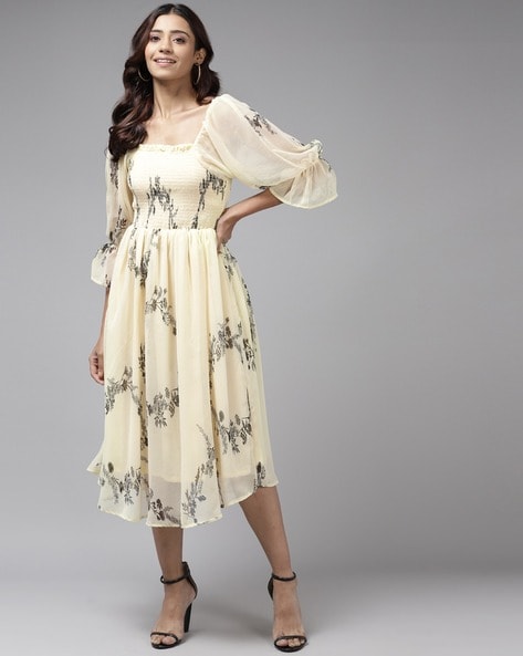 Buy Green Dresses for Women by SELVIA Online | Ajio.com