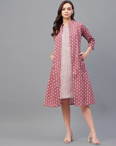 Buy Pink Dresses & Frocks for Girls by Cutecumber Online | Ajio.com
