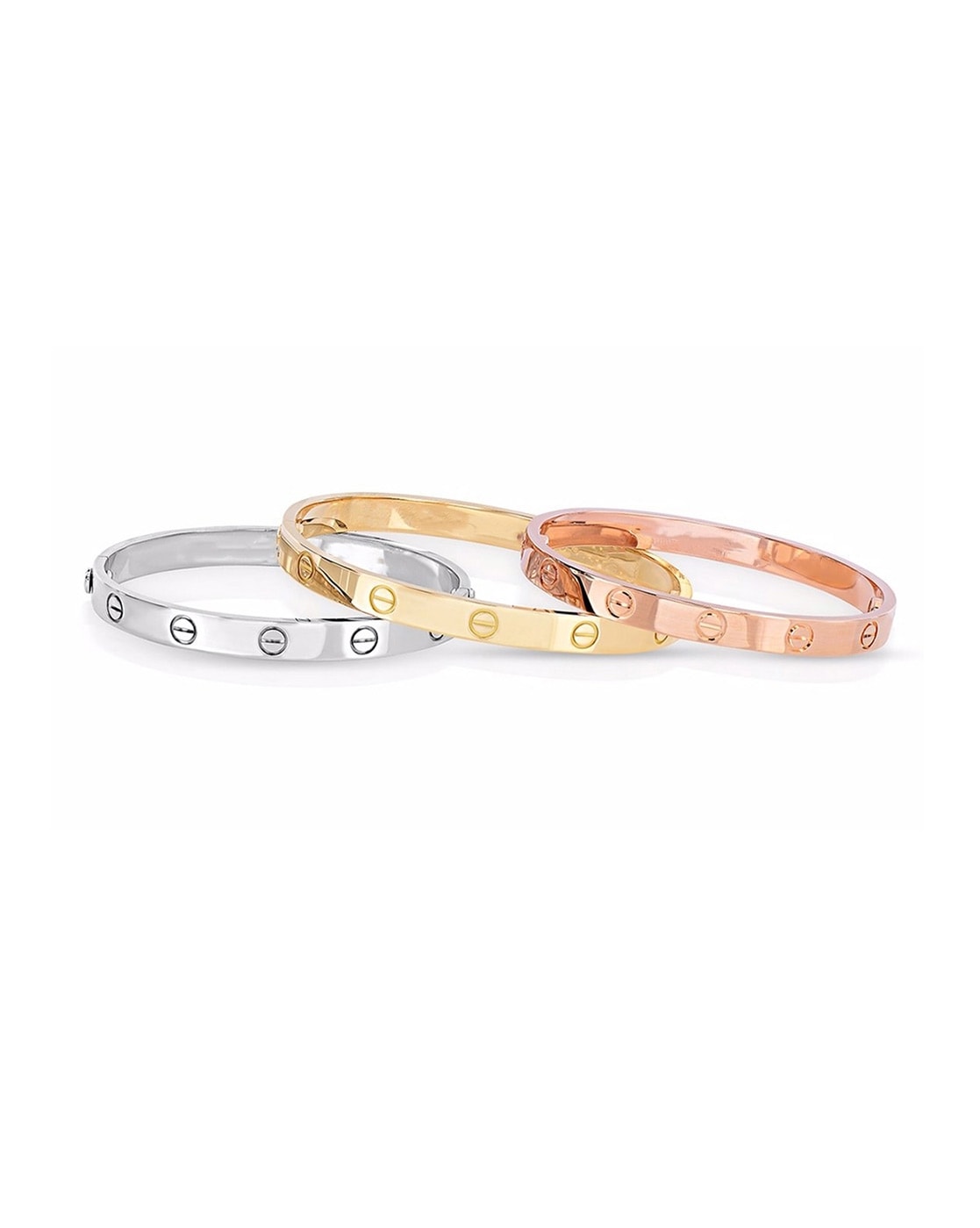 Jewels Galaxy Bangle Bracelets and Cuffs  Buy Jewels Galaxy Jewellery For  Women Contemporary Rose Gold Plated Love Bracelet Online  Nykaa Fashion