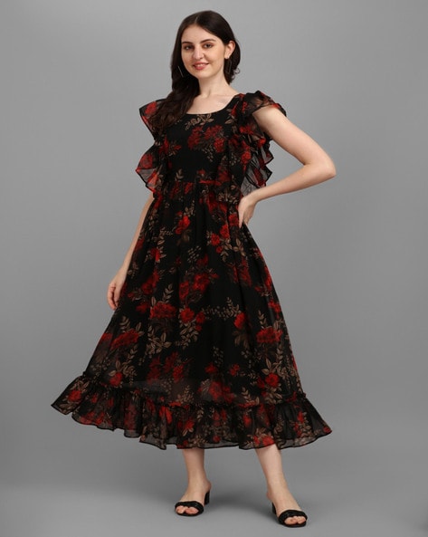 Buy Cream Dresses for Women by Tulsattva Online | Ajio.com