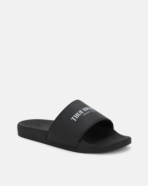 Typographic Print Flip Flops