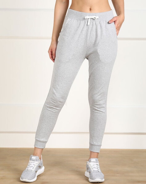 Womens grey clearance cuffed joggers