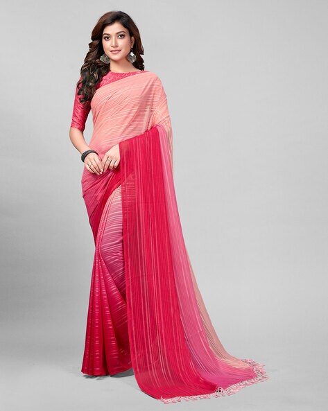 shilp kala present rubaina digital satin plain saree with fancy blouse  concept