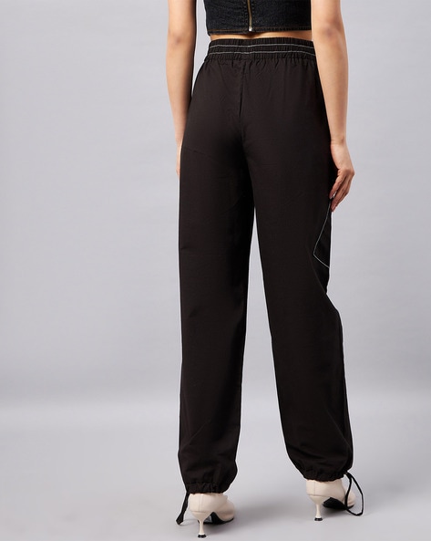 Buy Black Trousers & Pants for Women by ORCHID BLUES Online