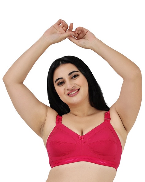 Buy TELL ME MORE RED NON PADDED BRA for Women Online in India