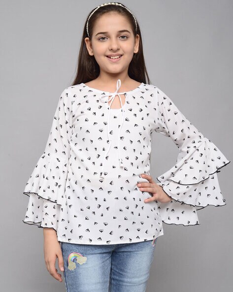 Cotton Embroidered FANCY JEANS TOPS, 4 COLOR at Rs 405 in Surat