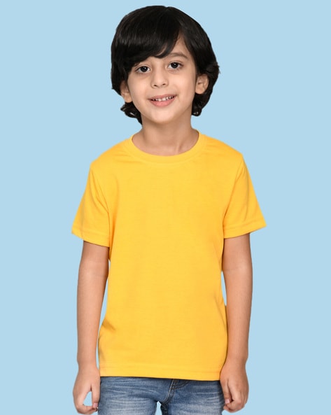 Boys hot sale yellow tshirt