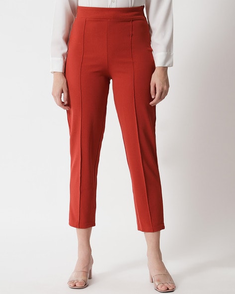 High Rise Trousers Women - Buy High Rise Trousers Women online in India