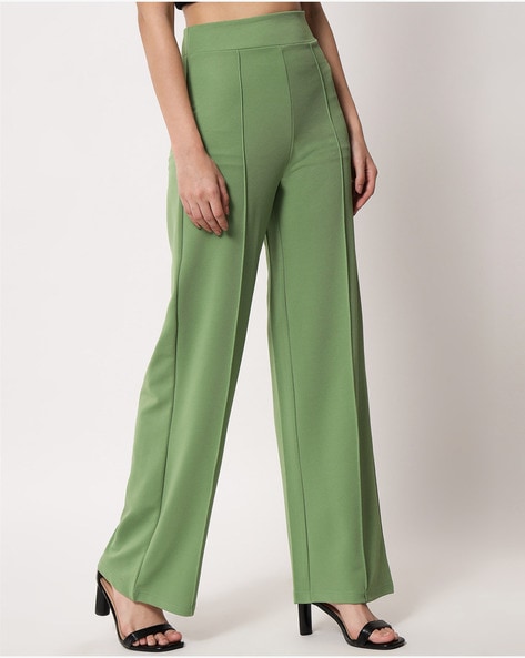 Buy Green Trousers & Pants for Women by KOTTY Online