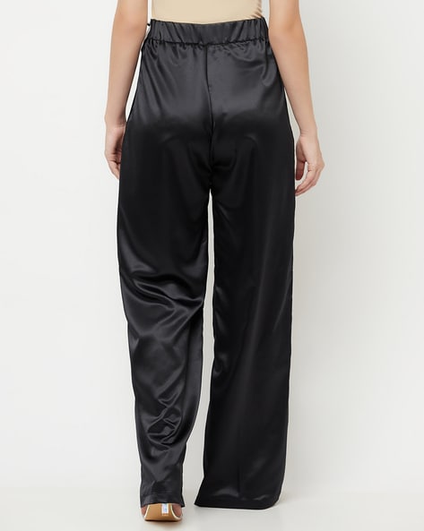 Homebound Silky Pointelle Pant - Black