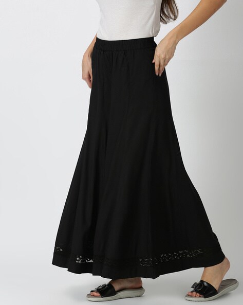 Buy Black Pants for Women by Saffron Threads Online