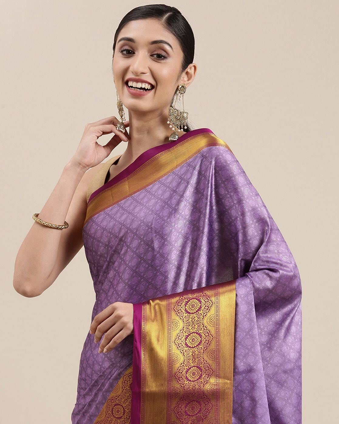 Buy Craftsvilla Embroidered Bollywood Chiffon Pink Sarees Online @ Best  Price In India | Flipkart.com