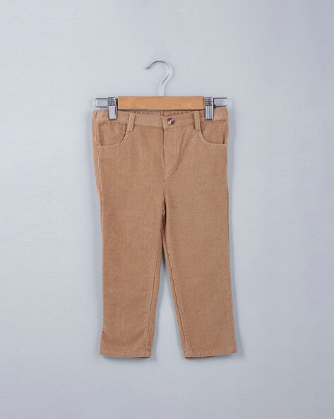 Buy Brooks Brothers Red Fleece Oatmeal Corduroy Trousers for Men Online   Tata CLiQ Luxury