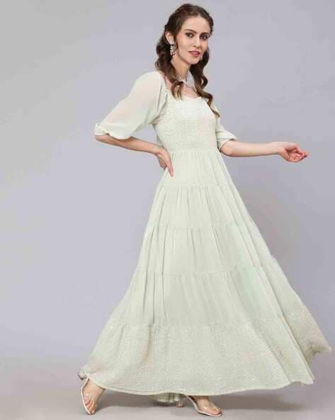 Aks maxi dress sea cheap green