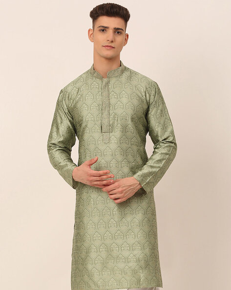 Jompers Mandarin-Collar Long Kurta