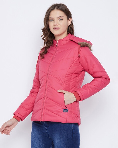 Pink jacket clearance cheap