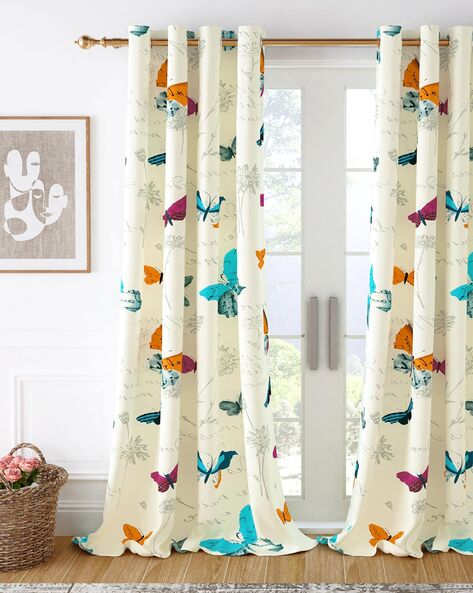 Multicoloured Curtains Accessories For Home Kitchen By Story Online Ajio Com