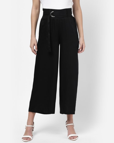 Women Elastic Waistband Stretchable Culottes